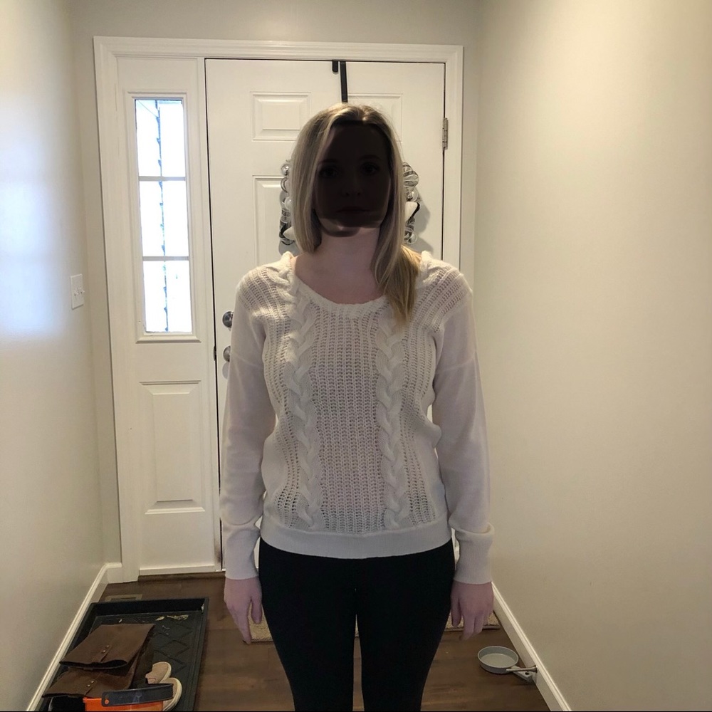 The Limited Sweater with Button-Back detail